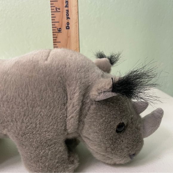 Gray‎ Plush Rhino Toy - Picture 9 of 10